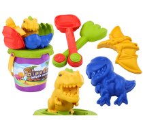 Sand Set, Bucket, Spatula, Rake, Molds, Dinosaurs