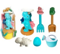 Sand Toy Set, Grinder, Bucket, Dinosaur Molds