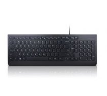 Datora tastatūra Lenovo  Essential Wired Keyboard Estonian Black