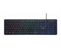 Datora tastatūra Gembird  KEYBOARD MULTIMEDIA USB ENG/BLACK KB-UML3-02