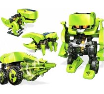 Lean Sport Import Leantoys Robots Saules 4 W 1 Baterijas Słoneczne Dinozaurs Diy