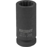 Forcekraft Uzgalis Trieciena Dziļa 3/4" 24mm (12-kanšu)