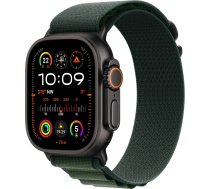 Smartwatch Apple Apple Watch Ultra 2 GPS + Cellular 49mm Black Titanium Case with Dark Green Alpine Loop - Small