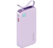 Ups Usams Usams Powerbank Ze Zwijanym Kablem Retractable Lightning 10000 Mah Pd 20w Fast Charge Xy Series Violets/purple 10kcd22503 (us-cd225)