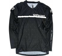 100% Krekls Vīriešu 100% Airmatic Jersey Garais Piedurkne Black/white Izm. M (new 2023)