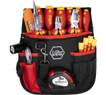 Wiha Wiha tool set electrician, mixed, tool set (red/yellow, 18 pieces, with belt pouch)