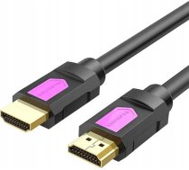 Kabelis Aisens Kabelis Hdmi 4k High-speed Do Hdmi 2.0 Lention Vc-hh20, 18gbps, Pvc, 0,5m (melns)