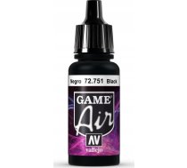 Vallejo Vallejo 72.751, 17 ml, Black, Matte, Bottle