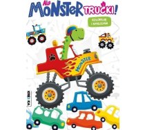 Books And Fun Grāmata Krāso I Naklejam Ale Monster Trucki Books And Fun