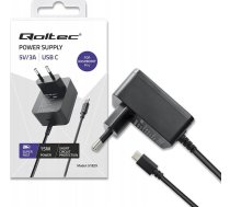 Barošanas Avots Portatīvajam Datoram Qoltec Lādētājs Qoltec Super Fast Pd Do Raspberry Pi 4 | Usb-c | 15w | 5v | 3a | Melna