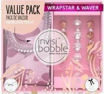 Invisibobble_set Urban Safari Duo Sauvage Beauty Wrapstar Urban Safari Cat In The City Savilcējs Matiem + Safari Wildlife Nightlife Pogas Matiem 3gab.