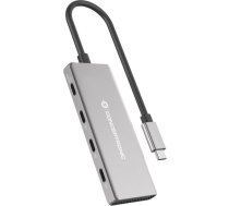 Adapteris Av Conceptronic Conceptronic Dock Usb-c->4xusb-c 100wpd O.netzteil  0.25m Gr