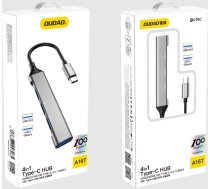 Dudao Dudao Hub 4in1 Usb-c/4x Usb-a(3 X Usb 2.0/usb 3.0) 6,3cm Melns (a16t)