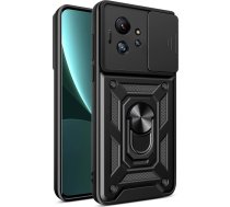 Hurtel Futlāris Bruņots Hybrid Armor Camshield Do Infinix Zero Ultra Ar Pārsegu Kamerai - Melns