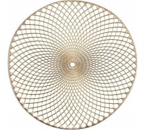 Zeller Paliktnis Pod šķīvis Mandala, ø 38 Cm, Krāsa Zelta