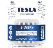 Tesla Tesla Silver Alkaline Baterijas Aaa (lr03, Mikrotužková, Blisteris) 4 Ks