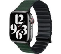 Beline Beline Siksna Apple Watch Magnetic Pro 38/40/41mm Melns/zaļš  Black/green Box