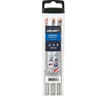 Urbis Alpen Alpen Sds+ F4 Box 3 Pcs. 5-6-8x1 60