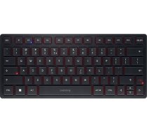 Tastatūra Cherry Cherry Kw 9200 Mini Tastatūra Usb + Rf Wireless + Bluetooth Qwerty Angļu Melns