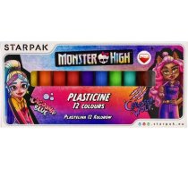 Starpak Plastilīns 12kol Monster High Stk Pud 1/40