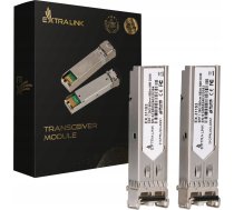 Modulis Sfp Extralink Extralink Sfp 1.25g 2-pack | Modulis Sfp | 1,25gbps, Lc/upc, 850nm, 550m, Multi Mode, Māja