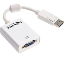 Adapteris Av Delock Displayport - D-sub (vga) Balts (61766)