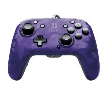 PDP Faceoff Deluxe+ Audio Wired Controller - Purple Camo