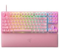 Razer Huntsman V2 TKL Optical Gaming Keyboard Gaming keyboard, RGB LED light, US, Wired, Linear Red Switch