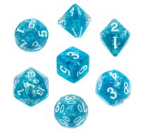 REBEL RPG dice set - Dense core - Marine  (white numbers)