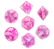 REBEL RPG dice set - Dense core - Purple (white numbers)