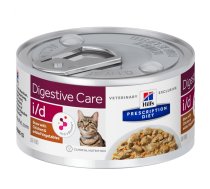 Hill's Pd Diet I/d Digestive Care Feline Vistas Frikasē - Mitrā Barība Kaķu - 82 G