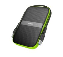 Disks ārējais Hdd Silicon Power Armor A60 (2tb; 2.5"; Usb 3.2; 5400 Obr/min; Green-black; Sp020tbphda60s3k)