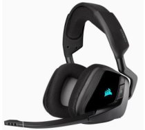 Bezvadu austiņas Corsair  Wireless Premium Gaming Headset with 7.1 Surround Sound VOID RGB ELITE Built-in microphone, Carbon, Over-Ear