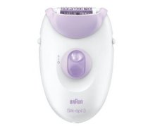 Epilators Braun  Epilator Silk-Epil 3 SE3170 L Number of power levels 2, White/Purple