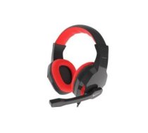 Bezvadu austiņas Genesis  ARGON 110 Gaming Headset, On-Ear, Wired, Microphone, Black/Red