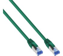 InLine InLine® Patch Cable S/FTP PiMF Cat.6A halogen free 500MHz green 0.3m