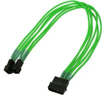 Nanoxia Molex - 3-pin X2, 0.3m, Zaļš (nx42a30ng)