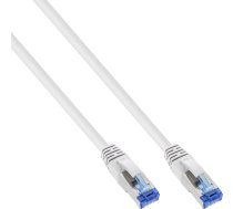 InLine InLine® Patch Cable S/FTP PiMF Cat.6A halogen free 500MHz white 0.3m