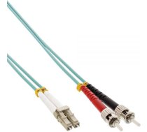 Inline Patchcord Optiskās šķiedras Lc/st, 50/125µm Om3 0.5m (88504o)