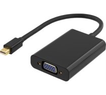 Adapteris Av Deltaco Displayport Mini - D-sub (vga) Melns