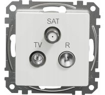 Schneider Electric Sedna Design, Ligzda R/tv/sat Beigu (4db), Balts