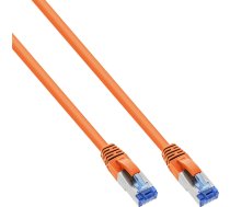 InLine InLine® Patch Cable S/FTP PiMF Cat.6A halogen free 500MHz orange 0.25m