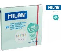 Milan Līmlapiņas Debeszils Milan Super Sticky Pastel 76 X 76 Mm 90 gab.