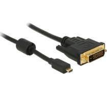 Kabelis Delock Hdmi Micro - Dvi-d 2m Melns (83586)