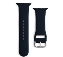 Siksniņa iLike  Watch Band Ultra / 8/7/6/5/4/3/2 / SE (49/45/44 / 42mm) Silicone Black