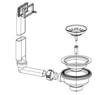 Ventilis ar piederumu komplektu 3½"