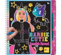 LISCIANI BARBIE SKETCH BOOK CUTIE SCRATCH REVEAL