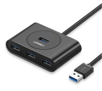 Hub Usb 3.0 4in1 Ugreen 0,5m (melns)