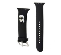 Fitnesa aproce Karl Lagerfeld - Karl Lagerfeld Karl Head NFT Watch Strap for Apple Watch 38/40/41 Black