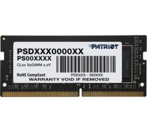 Atmiņa Portatīvajam Datoram Patriot Signature, Sodimm, Ddr4, 4 Gb, 2666 Mhz, Cl19 (psd44g266681s)